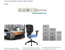 Tablet Screenshot of cubixoffice.com